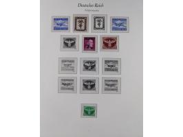 1933/45, meist postfrische und etwas ungebrauchte, in den Hauptnummern komplette Sammlung inkl. Block 2-11, Chicagofahrt, Hin