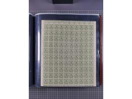 1923, meist postfrische Sammlung mit ca. 200 Bogen ex Mi.-Nr. 313-30, dabei u.a. Mi.-Nr. 330A (4) und 330B (3), gute Erhaltun