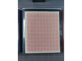 1923, meist postfrische Sammlung mit ca. 200 Bogen ex Mi.-Nr. 313-30, dabei u.a. Mi.-Nr. 330A (4) und 330B (3), gute Erhaltun