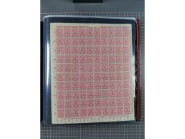 1923, meist postfrische Sammlung mit ca. 200 Bogen ex Mi.-Nr. 313-30, dabei u.a. Mi.-Nr. 330A (4) und 330B (3), gute Erhaltun