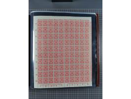 1923, meist postfrische Sammlung mit ca. 200 Bogen ex Mi.-Nr. 313-30, dabei u.a. Mi.-Nr. 330A (4) und 330B (3), gute Erhaltun
