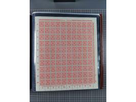 1923, meist postfrische Sammlung mit ca. 200 Bogen ex Mi.-Nr. 313-30, dabei u.a. Mi.-Nr. 330A (4) und 330B (3), gute Erhaltun