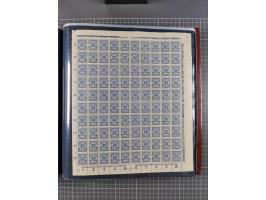 1923, meist postfrische Sammlung mit ca. 200 Bogen ex Mi.-Nr. 313-30, dabei u.a. Mi.-Nr. 330A (4) und 330B (3), gute Erhaltun