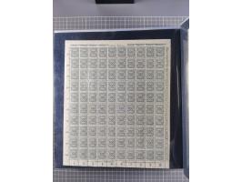 1923, meist postfrische Sammlung mit ca. 200 Bogen ex Mi.-Nr. 313-30, dabei u.a. Mi.-Nr. 330A (4) und 330B (3), gute Erhaltun