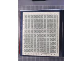 1923, meist postfrische Sammlung mit ca. 200 Bogen ex Mi.-Nr. 313-30, dabei u.a. Mi.-Nr. 330A (4) und 330B (3), gute Erhaltun