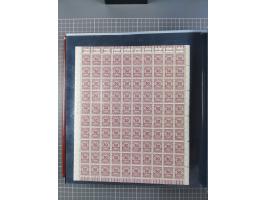 1923, meist postfrische Sammlung mit ca. 200 Bogen ex Mi.-Nr. 313-30, dabei u.a. Mi.-Nr. 330A (4) und 330B (3), gute Erhaltun