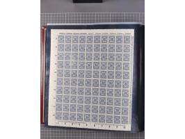 1923, meist postfrische Sammlung mit ca. 200 Bogen ex Mi.-Nr. 313-30, dabei u.a. Mi.-Nr. 330A (4) und 330B (3), gute Erhaltun