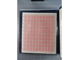 1923, meist postfrische Sammlung mit ca. 200 Bogen ex Mi.-Nr. 313-30, dabei u.a. Mi.-Nr. 330A (4) und 330B (3), gute Erhaltun