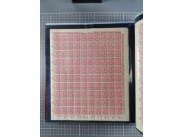 1923, meist postfrische Sammlung mit ca. 200 Bogen ex Mi.-Nr. 313-30, dabei u.a. Mi.-Nr. 330A (4) und 330B (3), gute Erhaltun