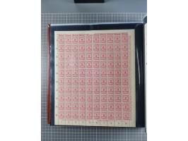 1923, meist postfrische Sammlung mit ca. 200 Bogen ex Mi.-Nr. 313-30, dabei u.a. Mi.-Nr. 330A (4) und 330B (3), gute Erhaltun