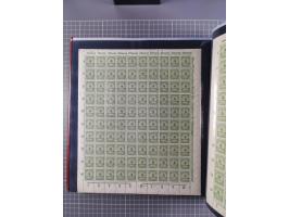 1923, meist postfrische Sammlung mit ca. 200 Bogen ex Mi.-Nr. 313-30, dabei u.a. Mi.-Nr. 330A (4) und 330B (3), gute Erhaltun