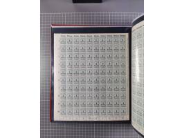 1923, meist postfrische Sammlung mit ca. 200 Bogen ex Mi.-Nr. 313-30, dabei u.a. Mi.-Nr. 330A (4) und 330B (3), gute Erhaltun