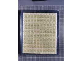 1923, meist postfrische Sammlung mit ca. 200 Bogen ex Mi.-Nr. 313-30, dabei u.a. Mi.-Nr. 330A (4) und 330B (3), gute Erhaltun