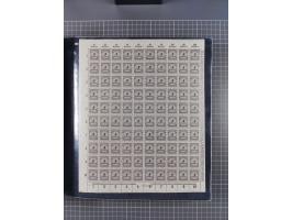 1923, meist postfrische Sammlung mit ca. 200 Bogen ex Mi.-Nr. 313-30, dabei u.a. Mi.-Nr. 330A (4) und 330B (3), gute Erhaltun