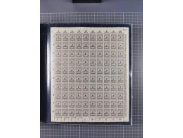 1923, meist postfrische Sammlung mit ca. 200 Bogen ex Mi.-Nr. 313-30, dabei u.a. Mi.-Nr. 330A (4) und 330B (3), gute Erhaltun