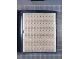 1923, meist postfrische Sammlung mit ca. 200 Bogen ex Mi.-Nr. 313-30, dabei u.a. Mi.-Nr. 330A (4) und 330B (3), gute Erhaltun