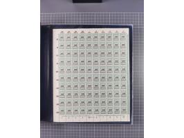 1923, meist postfrische Sammlung mit ca. 200 Bogen ex Mi.-Nr. 313-30, dabei u.a. Mi.-Nr. 330A (4) und 330B (3), gute Erhaltun