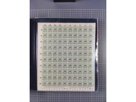 1923, meist postfrische Sammlung mit ca. 200 Bogen ex Mi.-Nr. 313-30, dabei u.a. Mi.-Nr. 330A (4) und 330B (3), gute Erhaltun