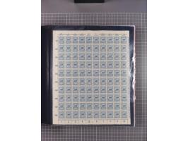 1923, meist postfrische Sammlung mit ca. 200 Bogen ex Mi.-Nr. 313-30, dabei u.a. Mi.-Nr. 330A (4) und 330B (3), gute Erhaltun