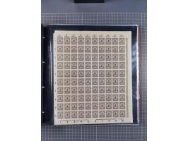 1923, meist postfrische Sammlung mit ca. 200 Bogen ex Mi.-Nr. 313-30, dabei u.a. Mi.-Nr. 330A (4) und 330B (3), gute Erhaltun