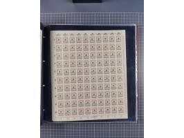 1923, meist postfrische Sammlung mit ca. 200 Bogen ex Mi.-Nr. 313-30, dabei u.a. Mi.-Nr. 330A (4) und 330B (3), gute Erhaltun