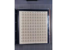 1923, meist postfrische Sammlung mit ca. 200 Bogen ex Mi.-Nr. 313-30, dabei u.a. Mi.-Nr. 330A (4) und 330B (3), gute Erhaltun