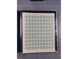 1923, meist postfrische Sammlung mit ca. 200 Bogen ex Mi.-Nr. 313-30, dabei u.a. Mi.-Nr. 330A (4) und 330B (3), gute Erhaltun