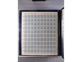 1923, meist postfrische Sammlung mit ca. 200 Bogen ex Mi.-Nr. 313-30, dabei u.a. Mi.-Nr. 330A (4) und 330B (3), gute Erhaltun