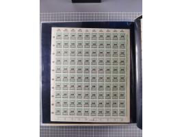 1923, meist postfrische Sammlung mit ca. 200 Bogen ex Mi.-Nr. 313-30, dabei u.a. Mi.-Nr. 330A (4) und 330B (3), gute Erhaltun