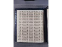 1923, meist postfrische Sammlung mit ca. 200 Bogen ex Mi.-Nr. 313-30, dabei u.a. Mi.-Nr. 330A (4) und 330B (3), gute Erhaltun