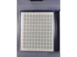 1923, meist postfrische Sammlung mit ca. 200 Bogen ex Mi.-Nr. 313-30, dabei u.a. Mi.-Nr. 330A (4) und 330B (3), gute Erhaltun