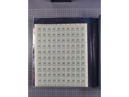 1923, meist postfrische Sammlung mit ca. 200 Bogen ex Mi.-Nr. 313-30, dabei u.a. Mi.-Nr. 330A (4) und 330B (3), gute Erhaltun