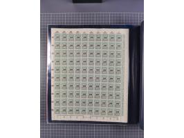 1923, meist postfrische Sammlung mit ca. 200 Bogen ex Mi.-Nr. 313-30, dabei u.a. Mi.-Nr. 330A (4) und 330B (3), gute Erhaltun