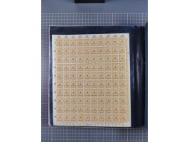 1923, meist postfrische Sammlung mit ca. 200 Bogen ex Mi.-Nr. 313-30, dabei u.a. Mi.-Nr. 330A (4) und 330B (3), gute Erhaltun