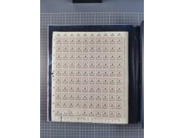 1923, meist postfrische Sammlung mit ca. 200 Bogen ex Mi.-Nr. 313-30, dabei u.a. Mi.-Nr. 330A (4) und 330B (3), gute Erhaltun