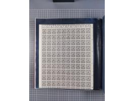 1923, meist postfrische Sammlung mit ca. 200 Bogen ex Mi.-Nr. 313-30, dabei u.a. Mi.-Nr. 330A (4) und 330B (3), gute Erhaltun