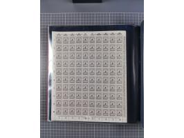 1923, meist postfrische Sammlung mit ca. 200 Bogen ex Mi.-Nr. 313-30, dabei u.a. Mi.-Nr. 330A (4) und 330B (3), gute Erhaltun