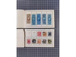 1850/1950, interesting holding in two booklets and envelope, used with few fancy cancellations, incl. better values and varie