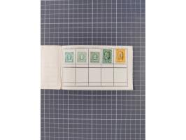 1850/1950, interesting holding in two booklets and envelope, used with few fancy cancellations, incl. better values and varie