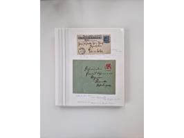 AMANI bis WUGIRI, Stempelsammlung auf Marken, Briefstücken und rund 65 Briefen und Karten, fast ausschließlich Bedarfspost, d