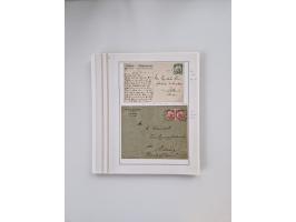 AMANI bis WUGIRI, Stempelsammlung auf Marken, Briefstücken und rund 65 Briefen und Karten, fast ausschließlich Bedarfspost, d