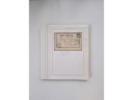 AMANI bis WUGIRI, Stempelsammlung auf Marken, Briefstücken und rund 65 Briefen und Karten, fast ausschließlich Bedarfspost, d