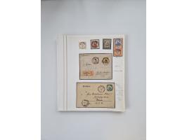 AMANI bis WUGIRI, Stempelsammlung auf Marken, Briefstücken und rund 65 Briefen und Karten, fast ausschließlich Bedarfspost, d