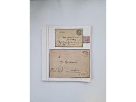 AMANI bis WUGIRI, Stempelsammlung auf Marken, Briefstücken und rund 65 Briefen und Karten, fast ausschließlich Bedarfspost, d