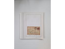 AMANI bis WUGIRI, Stempelsammlung auf Marken, Briefstücken und rund 65 Briefen und Karten, fast ausschließlich Bedarfspost, d