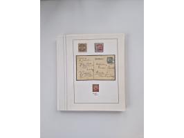 AMANI bis WUGIRI, Stempelsammlung auf Marken, Briefstücken und rund 65 Briefen und Karten, fast ausschließlich Bedarfspost, d