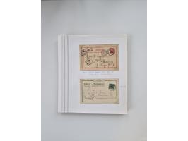 AMANI bis WUGIRI, Stempelsammlung auf Marken, Briefstücken und rund 65 Briefen und Karten, fast ausschließlich Bedarfspost, d