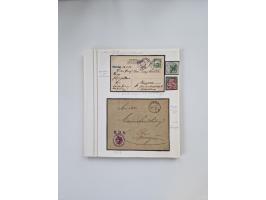 AMANI bis WUGIRI, Stempelsammlung auf Marken, Briefstücken und rund 65 Briefen und Karten, fast ausschließlich Bedarfspost, d