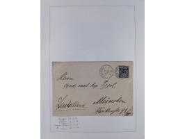 EIGENE AUSGABEN: 1893/1916, postfrische,ungebrauchte und gestempelte Sammlung mit Marken, Einheiten, Briefstücken und rund 30