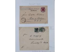 EIGENE AUSGABEN: 1893/1916, postfrische,ungebrauchte und gestempelte Sammlung mit Marken, Einheiten, Briefstücken und rund 30